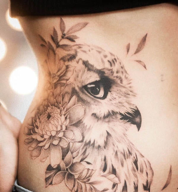 38 incríveis tatuagens de coruja para homens e mulheres